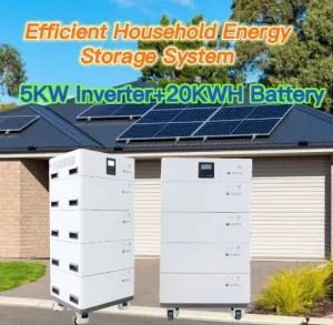 48V 51.2V LiFePO4 Battery Off Grid All in One Energy Storage System with Hybrid Inverter Solar ESS 10KWh Lithium Battery