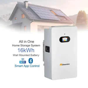 48V 51.2V LiFePO4 Lithium Battery 10kWh 16kWh Solar System with Smart BMS