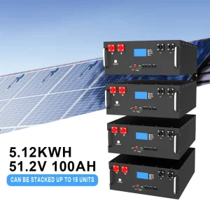 48V 51.2V Stackable Lifepo4 Battery 5Kwh 10kwh Energy Storage Battery All-in-one Home Energy Storage System
