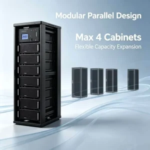 48V 96V 192V 384V 512V 80Ah 100Ah 180Ah High Voltage Lithium Battery LiFePO4 Battery Pack Rack Mounted for ESS Solar System