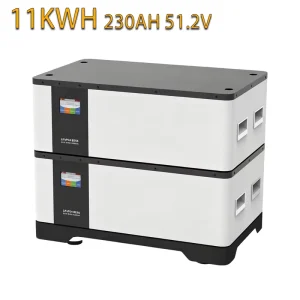 48V(51.2V) 11KWh 230Ah LiFePO4 Split CAN Stackable Mobile Hybrid Grid Home Solar Energy Storage Battery Pack