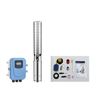 4Inch 48V 750W 4.5M3/H 80M Solar Water Pump 1HP Submersible Deep Well Water Pump for Pond 1.25 inch