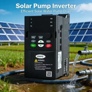 4KW Solar Pump Inverter Off Grid Hybrid Solar Inverters Converters Built in MPPT VFD