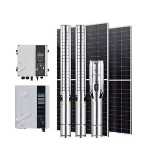 4inch 10inch Solar Powered High Efficiency 1 200m³ h Flow Rate Max Head 500m Head Water Pump for Agriculture Daily Use