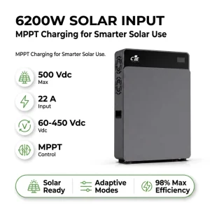 4kW 8kWh Hybrid Grid Wall-Mounted Power Station All-in-One ESS Solar Battery Storage for Home UPS Backup
