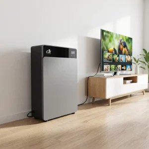 4kW Off-Grid Solar Power System with 8kWh LiFePO4 Battery, All-in-One Floor-Mounted
