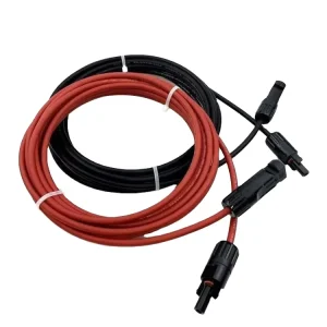 抗紫外线铜质太阳能电缆 4mm 芯线 500V XLPE IP68 级别 PVC 护套 适用于便携式能源