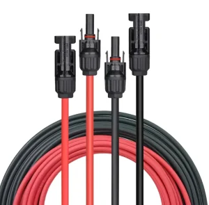 4mm² 5M Solar Panel Extension Cable Male Female Connector For Off-Grid RV Boat Power