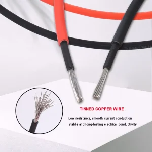 太阳能电缆 4mm 单芯 XLPE 护套 耐光耐候 适用于标准配置 带 TUV 标准