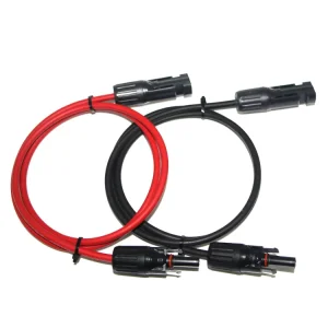 4mm2 6mm2 太阳能电池板公对母延长线 太阳能连接器电缆 适用于电站应用