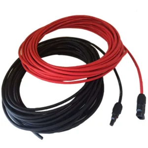 4mm2 6mm2 Twin Core DC Solar PV Cable High Resistance Copper Solar Extension Wire Red Black XLPO PVC