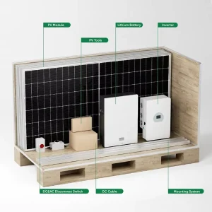 5-10kW IP65 Stackable Solar Power System off Grid Complete Set All-in-One CAN Communication for Home Energy Storage