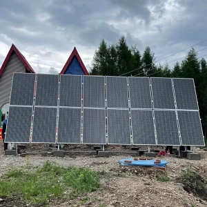 5 Kilowatt Off Grid Solar Power System MPPT Lithium Ion Monocrystalline Silicon Panels 120V 230V AC Output For Outdoor Use