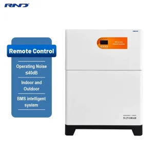 5.12kWh All-in-One Home Energy Storage System LiFePO4 Solar Battery ESS with Smart LCD Display