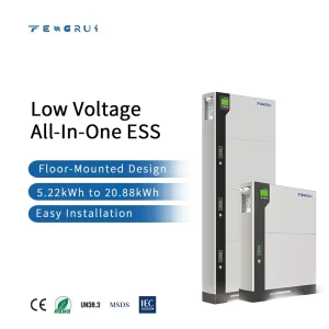 5.22kWh 51.2V All in One ESS Equipped with LFP Cells and A Single-phase Inverter Backup for Home Solar Systems or Small Shops