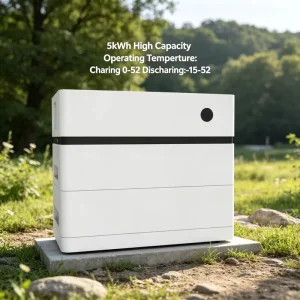5.32kWh Household Split Stackable Hybrid Grid Solar Power Generation Energy Storage System