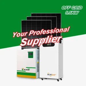 5.5kW Complete Off Grid Solar Power System with Battery for Sustainable Home Energy Independence