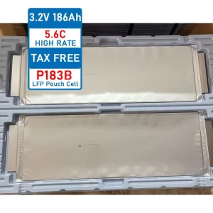 5.6C High Rate Farasis P183B 3.2V 185Ah 185.9Ah 188.7Ah 188Ah 186Ah LiFePO4 Lithium Iron Phosphate Pouch Cell