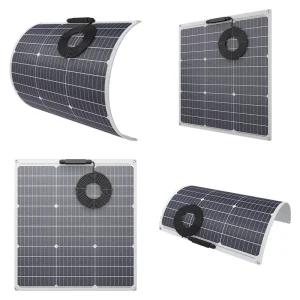 50 Watt 20 Volt Flexible Solar Panels Dual core Cable Lightweight Solar Panel with Both Poles on One Side of the Junction Box