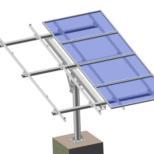 50 kW Solar Panel Pole Mounting System