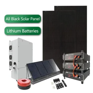 5000 W 10 kW Polycrystalline Silicon Lithium-Ion Portable Hybrid Off-Grid Home Energy System with MPPT Controller
