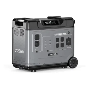 5000W 5120Wh Portable Power Station 120V/240V Dual Voltage Smart APP Control Rugged Solar Generator