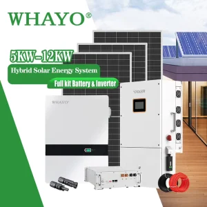 5000W ESS Solar Panel System 8KW 12KW 15KW Hybrid Solar System 6kw Kit Complete With Inverter