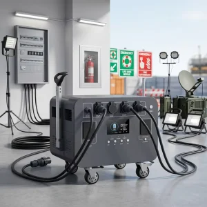 5000W Solar Power Station 3000 Watt Power Station LiFePO4 Battery Solar Generator 2500W Portable Outdoor Camping Home Emergency