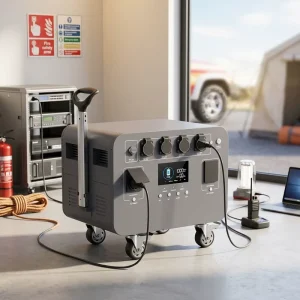 5000W Solar Power Station Solar Generator 2500W LiFePO4 Battery Portable Power Station UPS 3000 Watt Power Station Home Outdoor