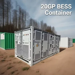 500KWH 1MWH Industrial Battery Solar Energy Storage System BESS 20GP Container