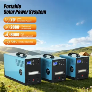 500W 1000W 1500W Portable Solar Power System