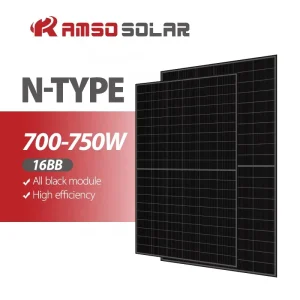 700W 730W 750W Mono N-Type TOPCon Solar Panel with 210mm Cells