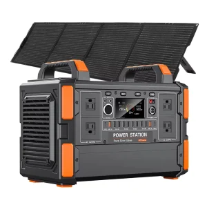 500W Car Portable Rechargeable Lithium Ion Power Bank Power Source Camping Solar Panel Generator Power Station 500Wh