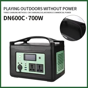 500W High Capacity Portable Solar Generator Power Station with Pure Sine Wave LiFePO4 Battery for Camping Emergency Use