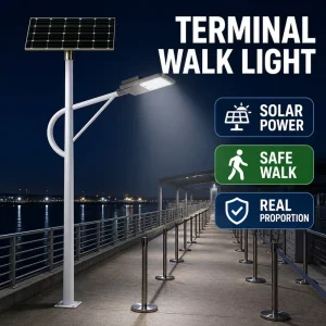 500W IP65 Waterproof Die-Cast Aluminum Separate LED Solar Street Light for Outdoor Roads and Factories