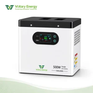 500W MPPT Pure Sine Wave Solar Generator AC Portable Power Station with Jump Starter for Outdoor Camping