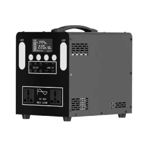 500W Portable Power Station with Pure Copper Transformer & Built in AC/Solar Charger Optional Solar Panel Custom Logo/Color