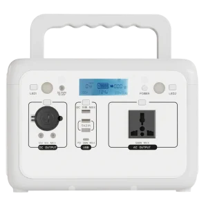 500W Portable Pure Sine Wave Power Station MPPT Solar Inverter LiFePO4 Battery US/EU Home Use