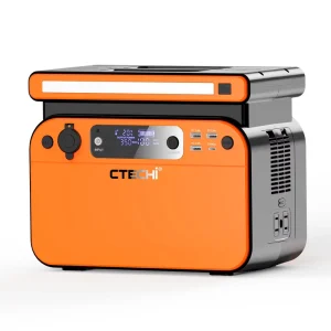500W Power Station LiFePO4 Battery Portable Power Station Solar Generator Wireless Charger Power Bank Camping