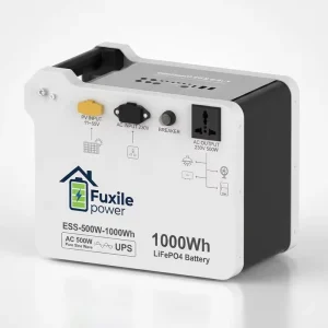 500W Solar Generator 1000Wh Portable Power Station LiFePO4 Built-in MPPT 300W Solar Input AC/USB/DC/Wireless Output for RV