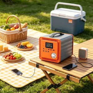 500Wh Portable Power Station Portable Solar Generator with LiFePO4 Battery Solar Power Station for Camping RV Travel