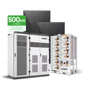 500kW Solar Photovoltaic Farm Solution with LiFePO4 Battery, Air Cooling, 6000-Cycle Life, Hybrid Grid-Connected