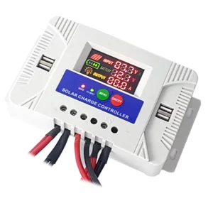 50A 12/24V PWM Solar Charge Controller With 2.1A USB and LCD Display