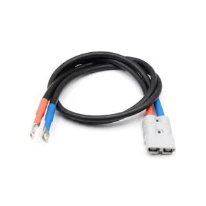 50A 120A Style Connector Cable Assembly Battery Charging Power Wire Harness with Terminal Lugs EV Forklift Solar Power Cable