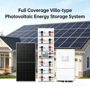 50KW 100KW Stackable Hybrid Solar Power System LiFePO4 Battery CAN Communication IP65 Home Energy Storage