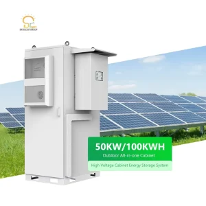 50KW 100KWh Lithium Ion Battery All-in-one Energy Storage Modular Outdoor Cabinet