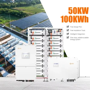 50KW Hybrid Solar Energy System Industrial Home Use Solar Complete Solution for Commercial Use