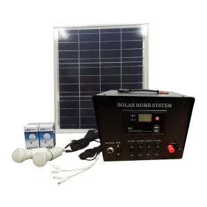 50W Portable Solar Energy System with Lithium Battery and Solar Panels for Home Lighting
