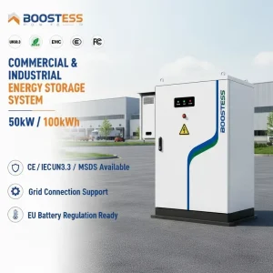 50kw 100kwh Lifepo4 Lithium Battery Storage System ESS Cabinet 50kw 100kw PCS Hybrid Inverter All In One
