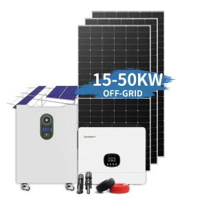 50kw 30kw 农场用混合电池储能太阳能系统 10kw 12kw 20kw 单相离网并网太阳能电池板家用系统